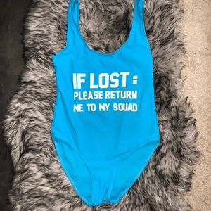 One piece bathing suit brand new